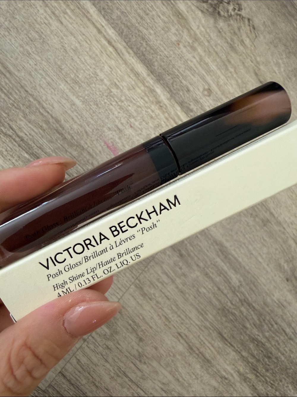 Victoria Beckham Posh Gloss in Deep Brown Sheen (top down)